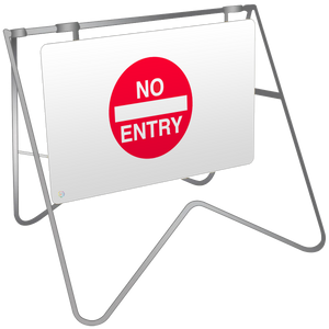 Swing Stand & Sign – No Entry