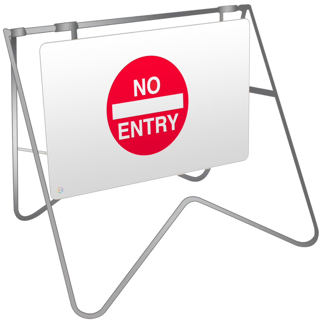 Swing Stand & Sign – No Entry