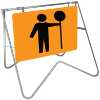 Swing Stand & Sign – Symbollic Lollipop Man - Traffic Controller