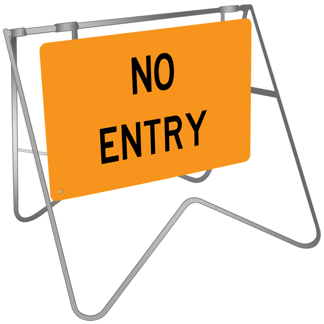 Swing Stand & Sign – No Entry