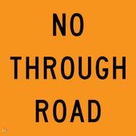 No Through Road