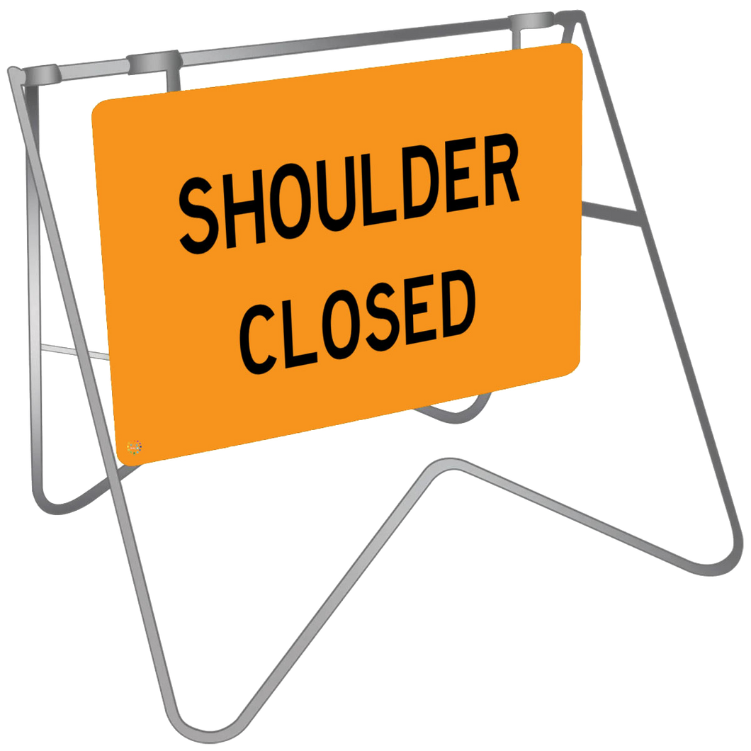 Shoulder Closed - Swing Stand & Sign