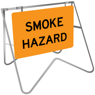 Smoke Hazard - Swing Stand & Sign