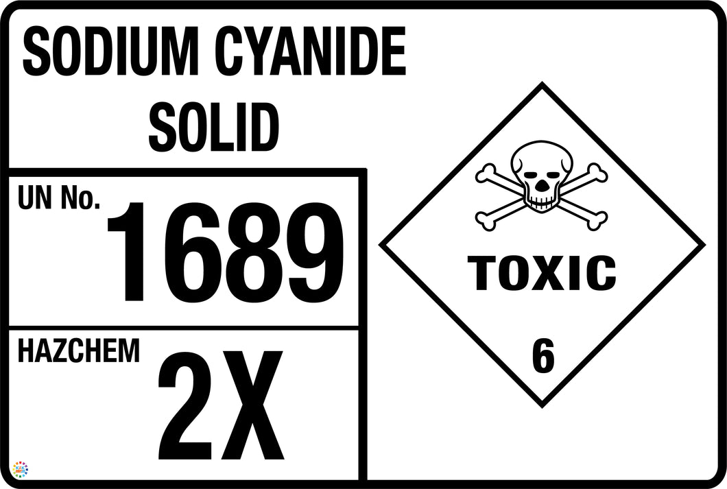 Sodium Cyanide Solid Sign