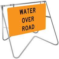 Water Over Road - Swing Stand & Sign