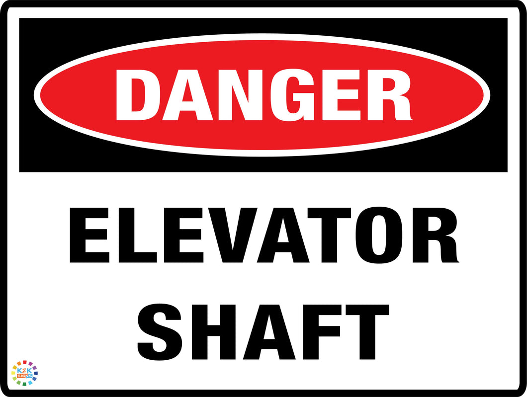 Danger<br/> Elevator Shaft