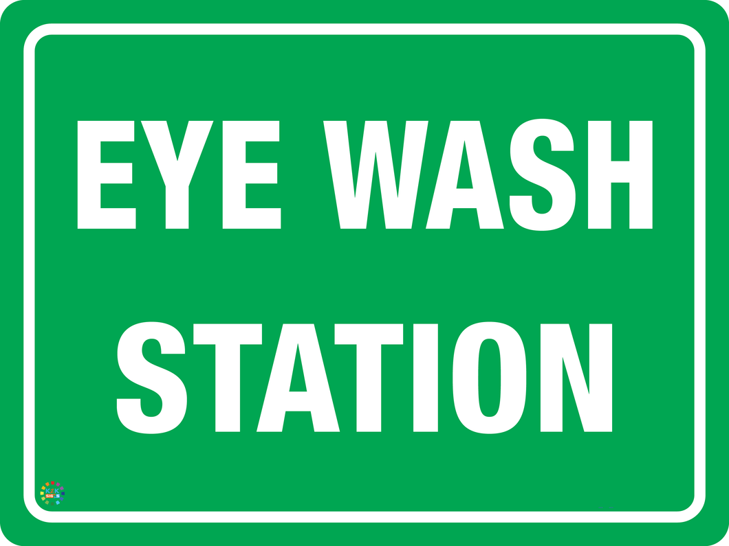 Eye Wash Station Sign