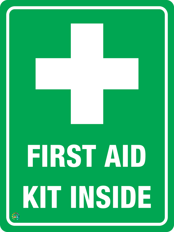 First Aid Kit Inside Sign | K2K Signs Australia