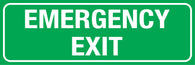 Emergency Exit Sign