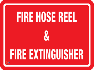 Fire Hose Reel & Fire Extinguisher Sign | K2K Signs Australia