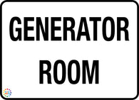 Generator Room Sign