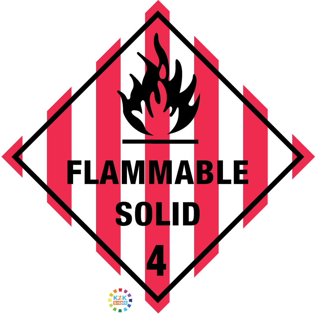 Class 4<br/> Flammable Solid