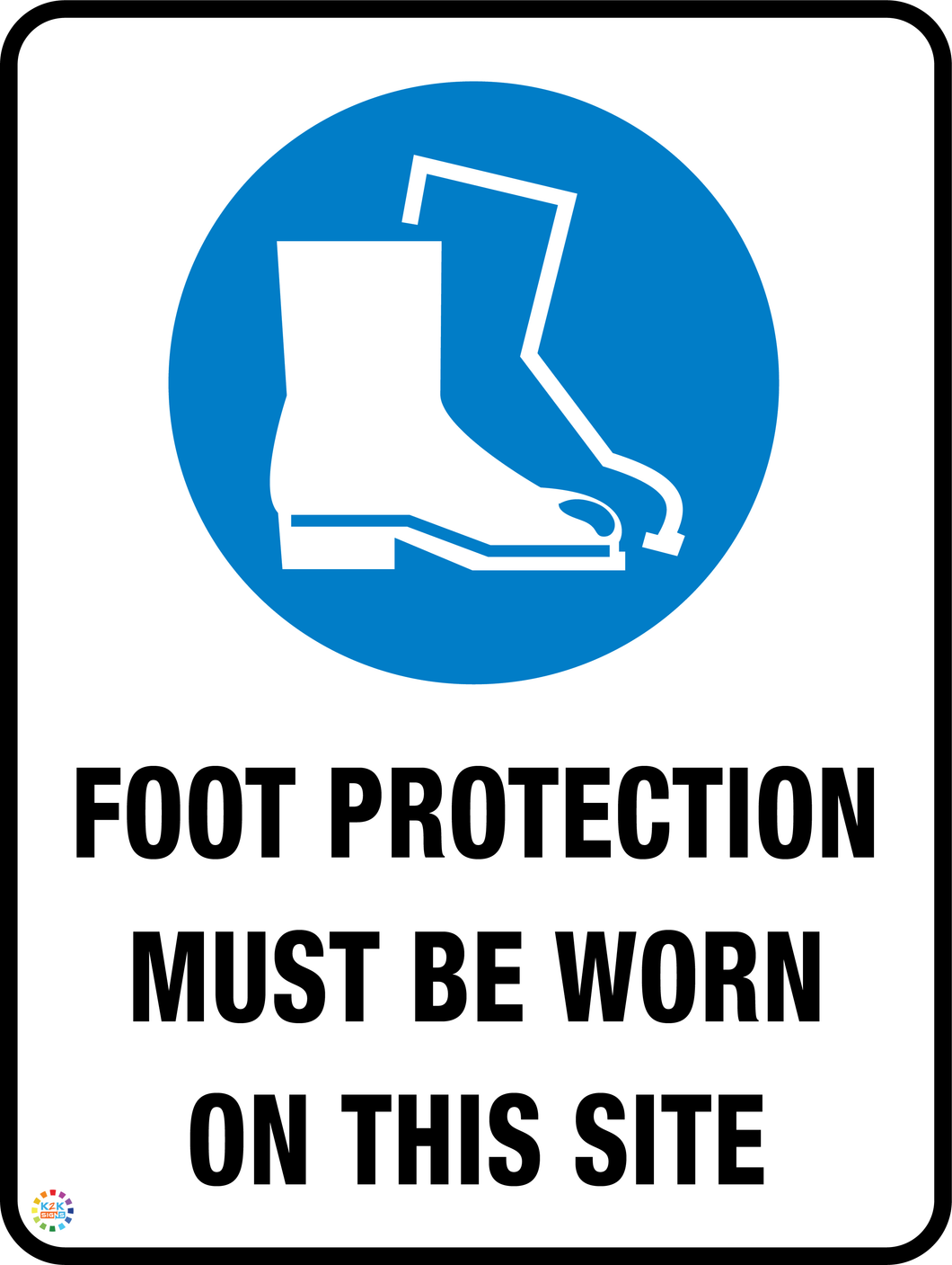 Foot Protection Must Be Worn On This Site