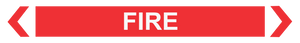 Fire - Pipe Marker