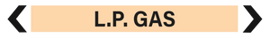 L.P Gas - Pipe Marker