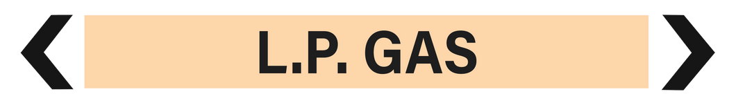 L.P Gas - Pipe Marker