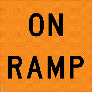 Multi Message Temporary Road Traffic Sign - <br/> On Ramp