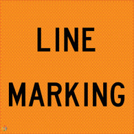 Multi Message Temporary Road Traffic Sign - <br/> Line Marking