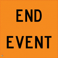 Multi Message Temporary Road Traffic Sign - <br/> End Event