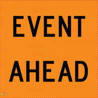 Multi Message Temporary Road Traffic Sign - <br/> Event Ahead