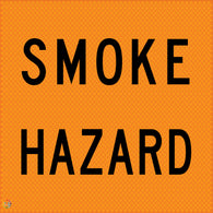 Multi Message Temporary Road Traffic Sign - <br/> Smoke Hazard